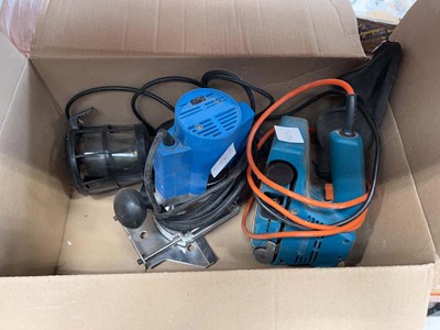 Lot 4620 - Powerbase 240v router and Black & Decker 240v...