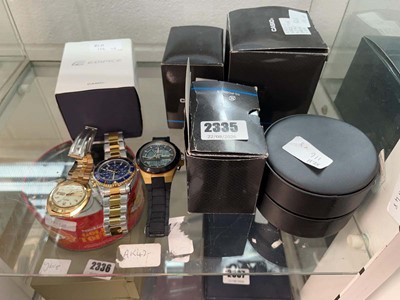 Lot 2335 - Boxed and unboxed wristwatches