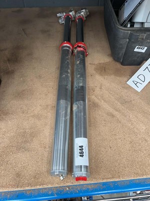 Lot 4644 - Pair of motorcycle front suspension fork legs