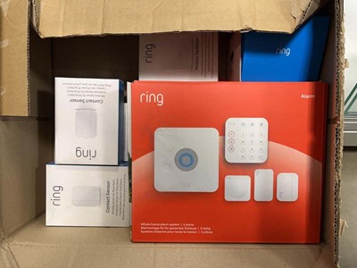Lot 2347 - Ring alarm system parts, including motion...