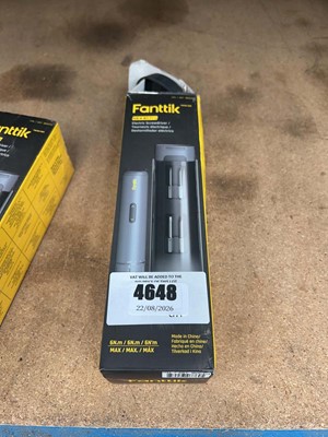 Lot 4648 - Fantic NEX S1 Pro electric screwdriver
