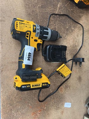 Lot 4654 - Dewalt battery drill with charger