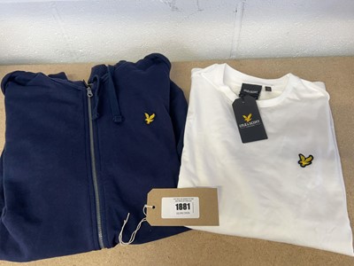 Lot x1 Lyle & Scott full zip hooded jacket (M)...