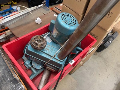 Lot 4685 - Draper wood lathe 240v