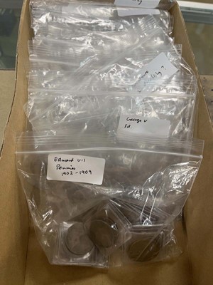 Lot 2364 - Quantity of pre-decimal coins including Queen...