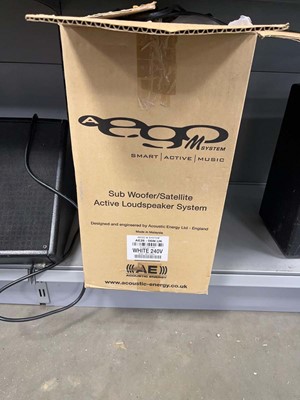 Lot 2420 - Boxed Aego subwoofer active loudspeaker system