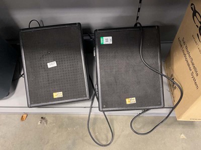 Lot 2421 - Two Thebox MA8/2 monitor speakers