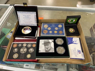 Lot 2385 - (2) Box of coin and coin proof sets