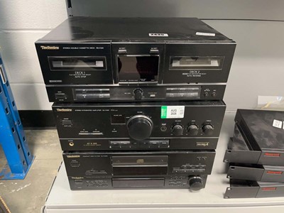 Lot 2435 - Technics CUX120 stereo unit with compact disc...