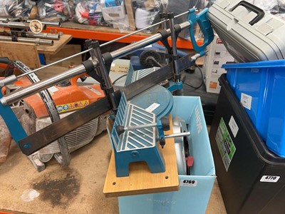 Lot 4769 - Power Performance laser circular saw plus tile...