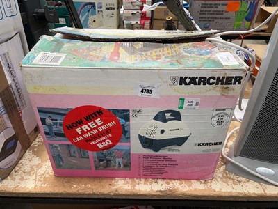 Lot 4785 - Karcher 400 pressure washer plus fan heater