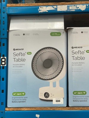 Lot 3344 - Meaco Pro Portable Battery Air Circulator fan