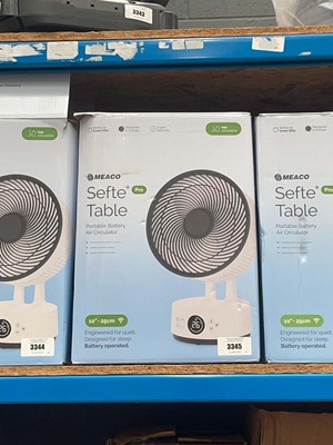 Lot 3345 - Meaco Pro Portable Battery Air Circulator fan