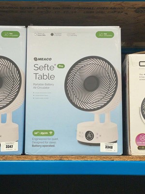 Lot 3348 - Meaco Pro Portable Battery Air Circulator fan