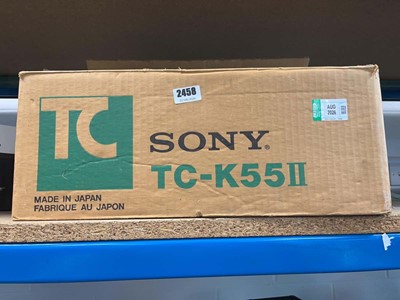 Lot 2458 - Boxed Sony TCK552 cassette deck