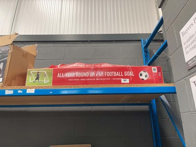 Lot 3377 - All Year Round 6ftx4ft football goal