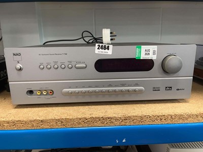 Lot 2464 - NAD AV surround sound receiver T742