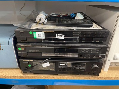 Lot 2470 - Marantz music system , consisting of a tuner,...