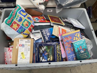Lot 3457 - Box of books (box not included)
