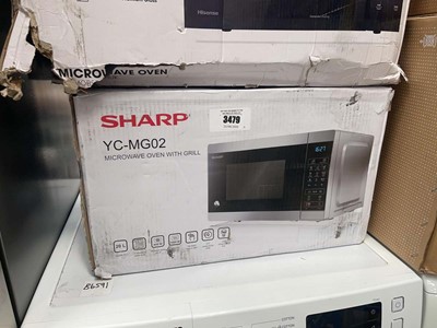 Lot 3479 - Sharp microwave oven