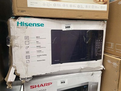 Lot 3480 - Hisense microwave oven