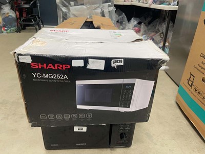Lot 3493 - Sharp microwave