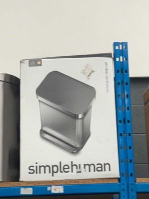 Lot 3498 - Simple Human rectangular step bin