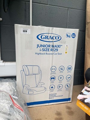 Lot 3318 - Graco Junior Maxi i-Size high back booster car...