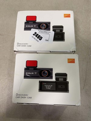 Lot 2495 - 2 Discovery dashcams