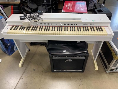 Lot 2516 - Gear4music DP6 digital piano on stand