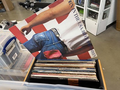 Lot 2525 - Record case containing various vinyl records...