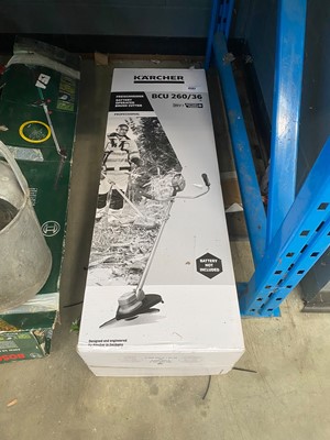 Lot 4127 - Karcher cordless strimmer, boxed