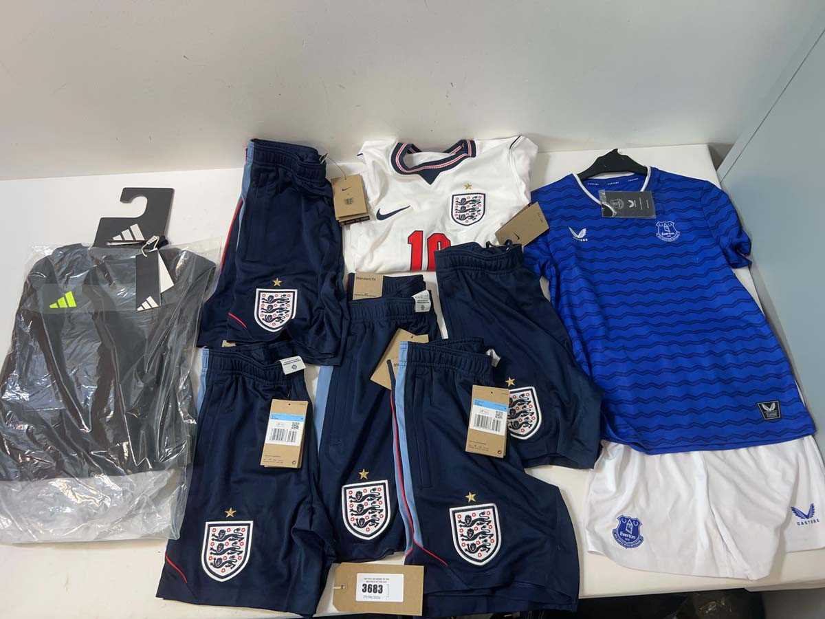 Lot 3683 - Children's football kits and clothing, Adidas,...