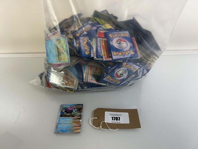 Lot 1707 - Bag containing quantity of loose Pokémon...