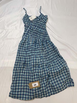 Lot 3750 - Damson Madder blue lyra mini dress in tomboy...