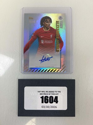 Lot 1604 - Topps Champions League Autograph...