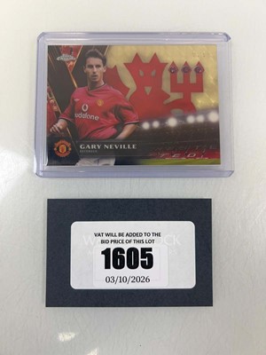 Lot 1605 - Topps Chrome Deluxe Manchester United 2024/25...