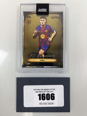 Lot 1606 - Topps Total Football Pedri 1/1 serial numbered...