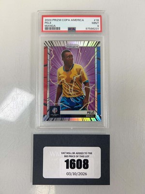 Lot 1608 - 2024 Prizm Copa America Pele PSA 9