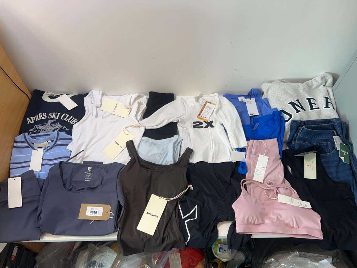Lot 3840 - Ladies sportswear Sweaty Betty, Oner, REASN,...
