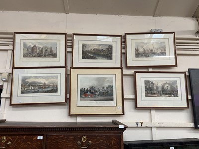 Lot 32 - 6 framed and glazed prints of assorted London...