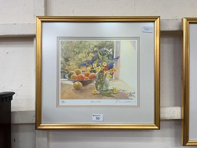 Lot 50 - Limited edition print of still life by Annie...