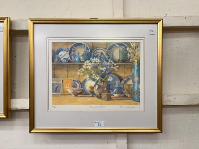 Lot 51 - Limited edition print of still life by Annie...