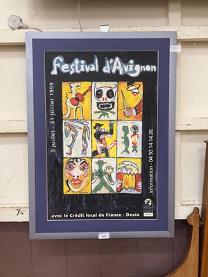 Lot 54 - Framed print of Festival D'avignon 1999