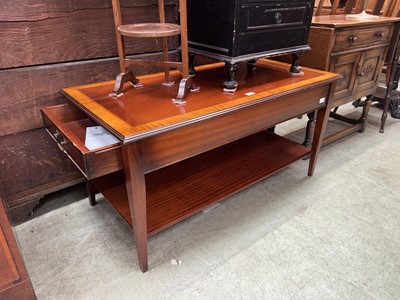 Lot 75 - A reproduction Balmoral coffee table in...