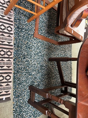 Lot 101 - An Ikea Vindum green mottled rug
