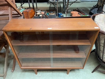 Lot 108 - Teak glazed bookcase