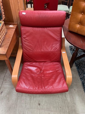 Lot 115 - IKEA beach bentwood relaxation chair