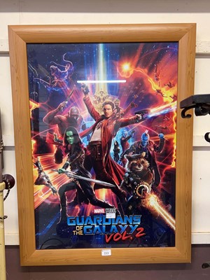 Lot 153 - A Marvel Guardians of the Galaxy framed and...