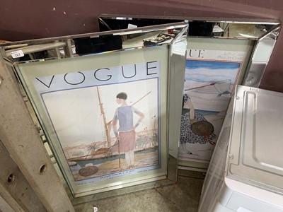 Lot 167 - Two framed and glazed Vogue prints with...